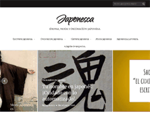 Tablet Screenshot of japonesca.com